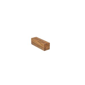 Mikasa Hospitality BQ125L Select Concept Oak 3.8" x 1.2" Message Cube