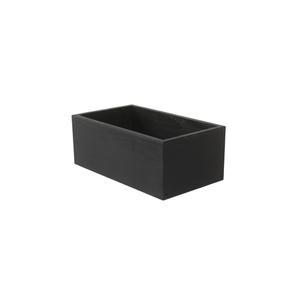 Mikasa Hospitality BQ127B Select Concept Black Oak 10.2in x 5.9in Cutlery Box - 2 Each 