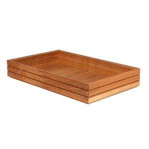 Mikasa Hospitality BQ201L Select Concept Oak 20.9in x 12.8in x 3.3"H Cutlery Box 