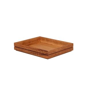 Mikasa Hospitality BQ202L Select Concept Oak 12.8in x 10.4in x 2.3"H Cutlery Box 