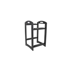 Mikasa Hospitality BQ207B Select Concept Black Oak 11.7in x 11.5in 2-Tier Display Stand 