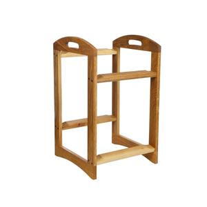 Mikasa Hospitality BQ207L Select Concept Oak 11.7in x 11.5in 2-Tier Display Stand 