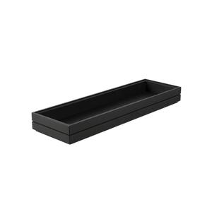 Mikasa Hospitality BQ217B Select Concept Black Oak 20.9in x 6.4in Cutlery Box - 4 Each 