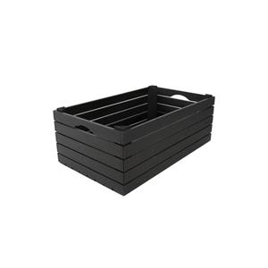 Mikasa Hospitality BQ237B Select Concept Black Oak 19.7in x 11.6in Flatware Box 