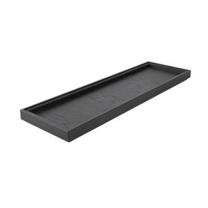 Mikasa Hospitality BQ704B Select Concept Black Oak 20.9in x 6.4in Flatware Holder 