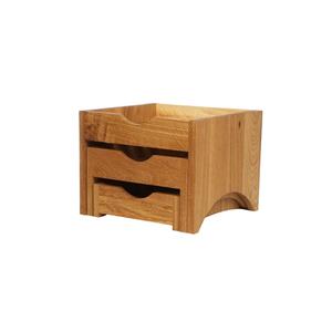 Mikasa Hospitality BQ705L Select Concept Oak 11in x 10.9in 3-Tray Display Stand 