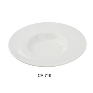Yanco China Cambria White Porcelain 11in dia. Mediterranean Pasta Bowl - CA-710 