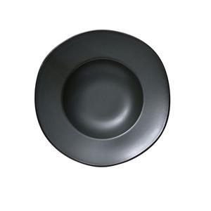 Yanco China Champs Dark Green Porcelain 12oz Pasta Plate - 1dz - CH-510 
