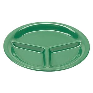 GET Diamond Rainforest Green Melamine 10.25in dia. Plate - 1dz - CP-10-FG 