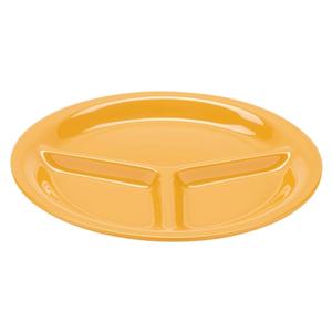 GET Diamond Tropical Yellow Melamine 10.25"dia. Mardi Gras Plate - CP-10-TY 