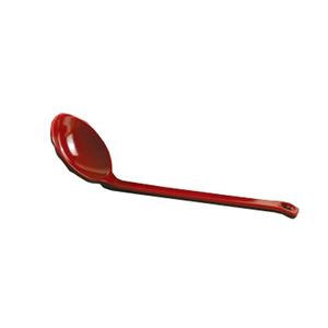Yanco China Two-Tone Black/Red Melamine 8.5in Noodle Spoon - 6dz - CR-7003 