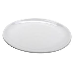 GET Arctic Mill White Melamine 10.5in dia. Coupe Plate - 1dz - CS-10-AM-W 