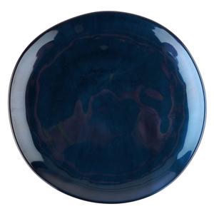 GET Cosmo Blue Melamine 10.5" dia. Irregular Coupe Plate - 1 Doz - CS-10-CSB