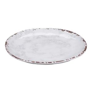 GET French Mill Melamine 10.5" dia. Irregular Coupe Plate- 1 Doz - CS-10-FM