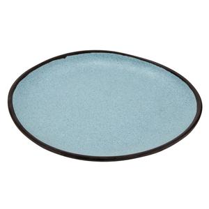GET Pottery Market Grayish Blue Melamine 10.5in dia. Coupe Plate - CS-100-GBL 