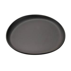 GET Riverstone Dark Gray Melamine 10.6in dia. Coupe Plate - 1dz - CS-1050-DG 
