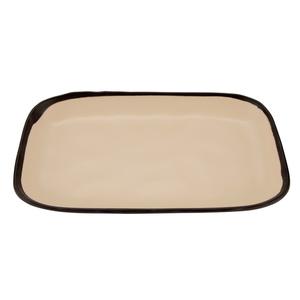 GET Pottery Market Manila Melamine 12in x 7.5in Plate - 1dz - CS-1170-MA 