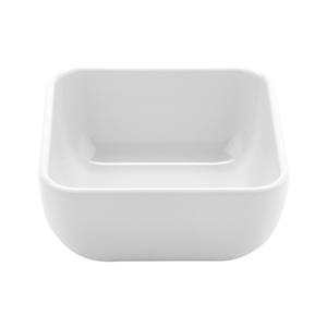 GET Midtown White Melamine 16oz 4.75in Square Bowl - 1dz - CS-4722-W 