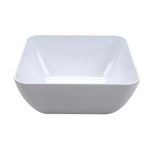GET Midtwon White Melamine 5oz Square Monkey Dish - 2dz - CS-50-W 