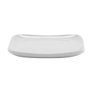 GET Siciliano White Melamine 4in x 4in Coupe Plate - 4dz - CS-6114-W 