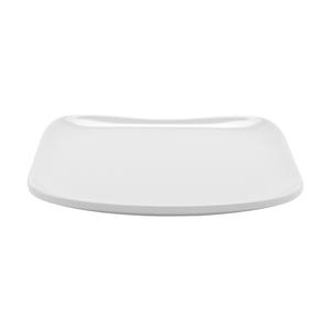 GET Sicilano White Melamine 6in x 6in Coupe Plate - 2dz - CS-6116-W 