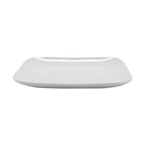 GET Siciliano White Melamine 9.5in Square Coupe Plate - 1dz - CS-6119-W 