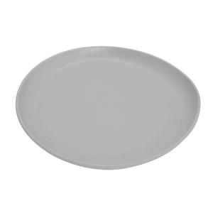 GET Riverstone Light Gray Melamine 7in dia. Coupe Bread Plate - CS-710-LG 