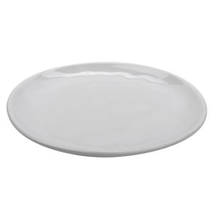 GET Arctic Mill White Melamine 9in dia. Coupe Plate - 1dz - CS-9-AM-W 