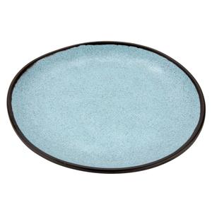 GET Pottery Market Grayish Blue Melamine 9in Coupe Plate - 1dz - CS-90-GBL 