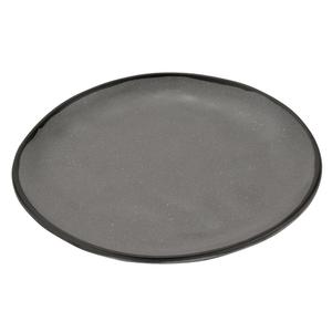 GET Pottery Market Speckled Gray 9in dia. Coupe Plate - 1dz - CS-90-GR 