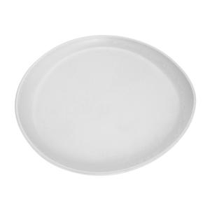 GET Riverstone White Melamine 9in dia. Coupe Plate - 1dz - CS-910-W 