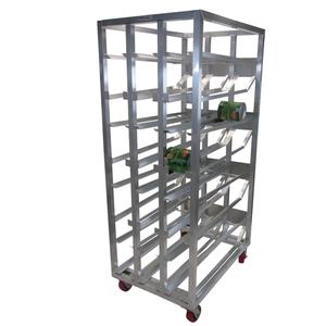 Channel Manufacturing CSR-156M 33.25" x 28" Heavy Duty Aluminum Mobile Can Storage Rack