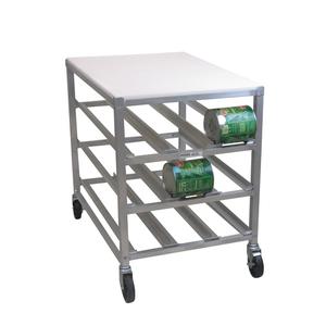 Channel Manufacturing CSR-3MP 25.75" x 35.25" Aluminum Mobile Can Rack w/ Poly Top