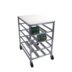 Channel Manufacturing CSR-4MP 25.75" x 35.25" Aluminum Mobile Can Rack w/ Poly Top