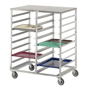 Channel Manufacturing CTR1418 41" x 30" x 54" Aluminum Cafeteria Tray Rack w/ 5" Spacing