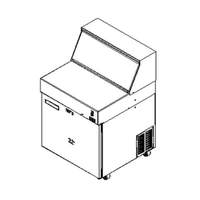 Delfield 32" One-Section Liquitec Sandwich Top Refrigerated Counter - F18SC32-FSP