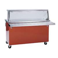 Delfield 50" Shelleyglas Solid Top Serving Counter with Casters - KC-50