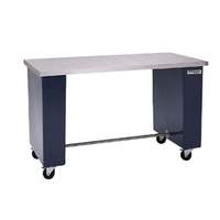 Delfield 60" Shelleyglas Work Table with 6" Casters - PWT-60