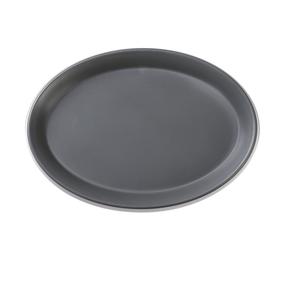 Yanco China Discover Grey Melamine 11in x 7.75in Oval Plate - 1dz - DI-411 