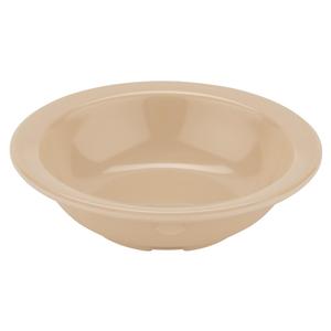 GET Supermel Tan Melamine 3.5oz Rimmed Fruit Bowl - 4dz - DN-335-T 