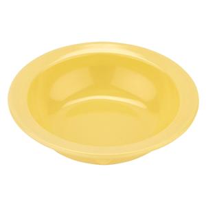 GET Supermel Yellow Melamine 3.5oz Rimmed Fruit Bowl - 4dz - DN-335-Y 