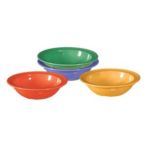 GET Supermel Color Mix Melamine 5oz Rimmed Fruit Bowl - 4dz - DN-904-MIX 