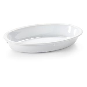 GET Viva Mexico White Melamine 20oz 9.5in x 6.25in Oval Bowl - DN-96-W 