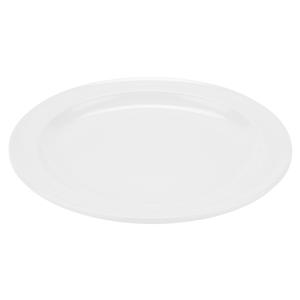 GET Supermel White Melamine 7.25in dia. Dessert Plate - 2dz - DP-507-W 