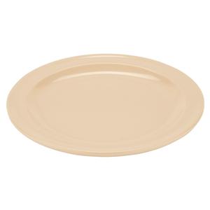 GET Supermel Tan Melamine 8in dia. Lunch Plate - 2dz - DP-508-T 