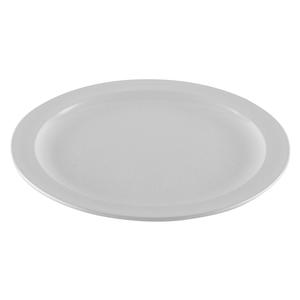 GET Supermel White Melamine 10.25in dia. Dinner Plate - 2dz - DP-510-W 