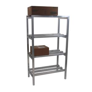 Channel Manufacturing DR2036-4 36"x20"Welded Aluminum Dunnage Shelving Unit w/ 16.5"Spacing
