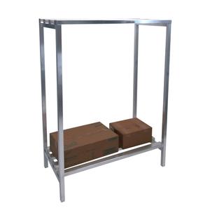 Channel Manufacturing DR2448-2 48"x24"Welded Aluminum Dunnage Shelving Unit w/ 52.5"Spacing
