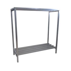 Channel Manufacturing DR2460-2 60"x24"Welded Aluminum Dunnage Shelving Unit w/ 52.5"Spacing