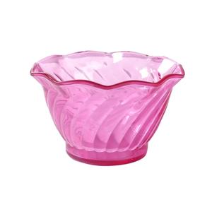 Yanco China Flower Shaped Purple Plastic 6oz Dessert Dish - 8dz - DS-005P 